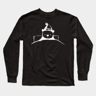 Bear Sleeping Cartoon - Sleeping Bear Long Sleeve T-Shirt